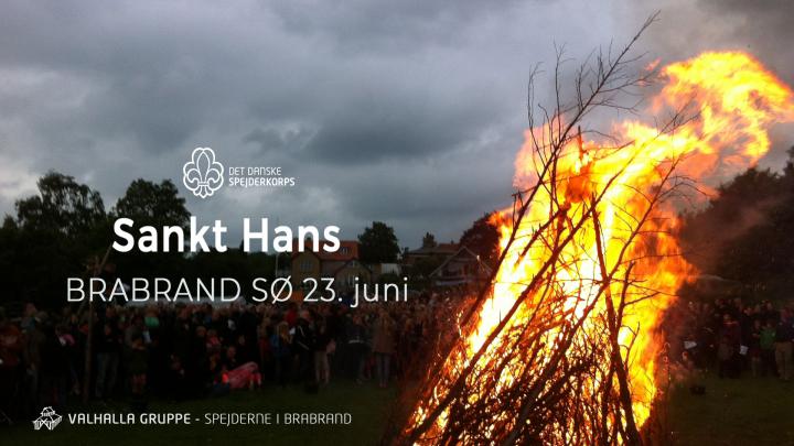 Sankt Hans bål og tilskuere